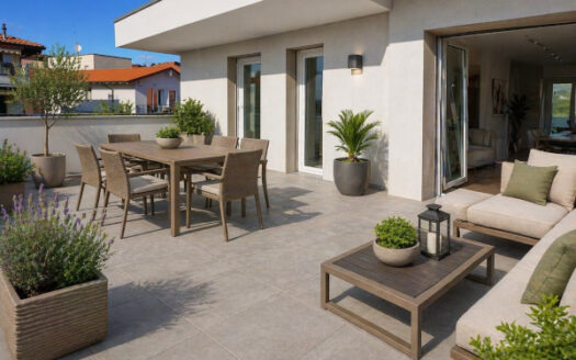 Bonate Sotto Quadrilocale di Testa con Giardino Privato